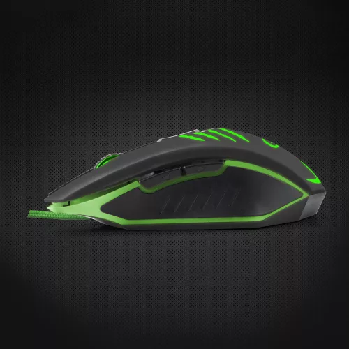 Esperanza MX209 CLAW optikai Gaming egér fekete-zöld (EGM209G)