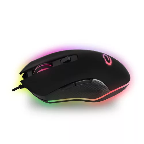 Esperanza Nemesis USB Type-C vezetékes 6D Gamer egér, RGB fekete