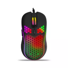   Esperanza Anteros USB Type-C vezetékes 6D Gamer egér, RGB fekete