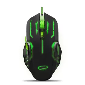   Esperanza MX403 Apache 6D USB vezetékes optikai Gamer egér, zöld