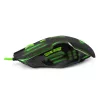 Esperanza MX403 Apache 6D USB vezetékes optikai Gamer egér, zöld