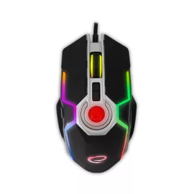 Esperanza Mangora USB vezetékes 8D Gamer egér, RGB fekete