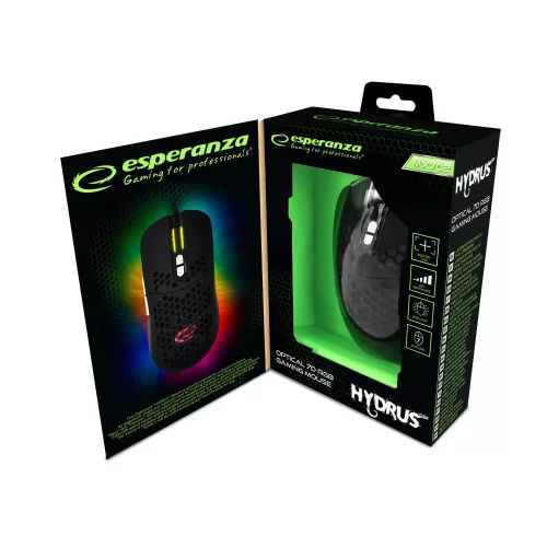 Esperanza optikai 7D RGB Gamer egér HYDRUSEG M702