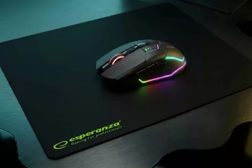 Esperanza Classic XXL Gamer egérpad fekete-zöld (EGP106K)