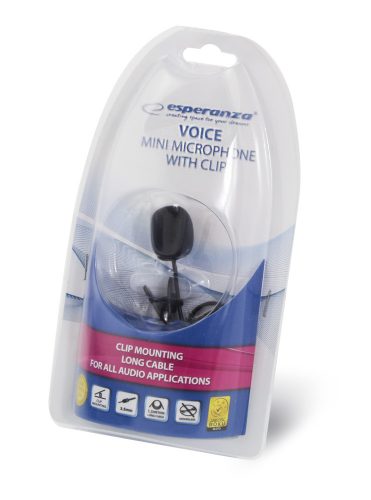 Esperanza EH178 VOICE Mini clip mikrofon