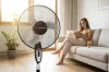 ESPERANZA PEDESTAL COOLING FAN 16 INCH TYPHOON BLACK-GRAY