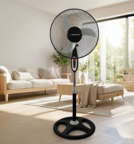 ESPERANZA PEDESTAL COOLING FAN 16 INCH TYPHOON BLACK-GRAY
