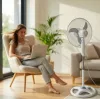 Esperanza EHF002WE álló ventilátor fehér-szürke
