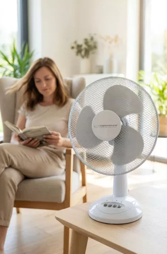 Esperanza EHF003WE asztali ventilátor fehér