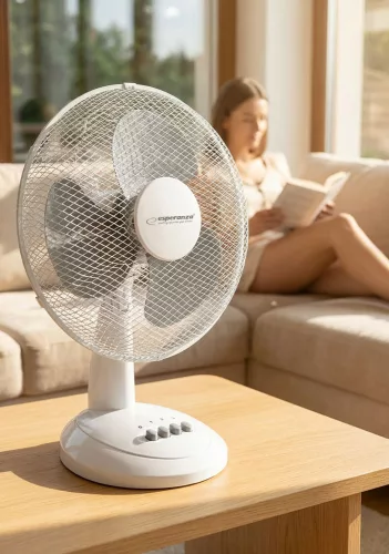 Esperanza EHF003WE asztali ventilátor fehér