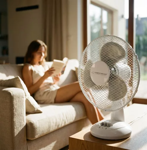 Esperanza Zephyr Asztali Ventilátor Fehér EHF004WE
