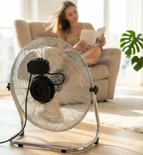 Esperanza Cyclone ventilátor 18", 110 W, ezüst