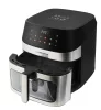 Esperanza air fryer betekintő ablakkal patate al forno 8L