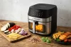 Esperanza air fryer betekintő ablakkal patate al forno 8L
