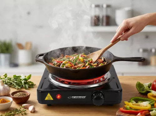 Esperanza EKH012K Etna elektromos főzőlap fekete