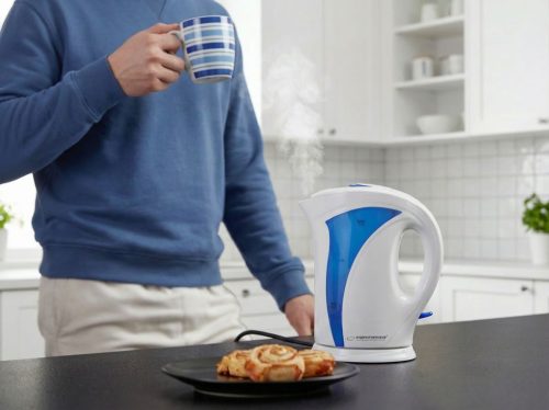 ESPERANZA ELECTRIC KETTLE IGUAZU 1.7 L WHITE/BLUE
