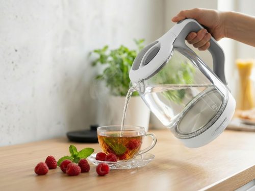 ESPERANZA ELEKTROMOS VÍZFORRALÓ YUKON 1.7 L ÜVEG FEHÉR LED VILÁGÍTÁSSAL