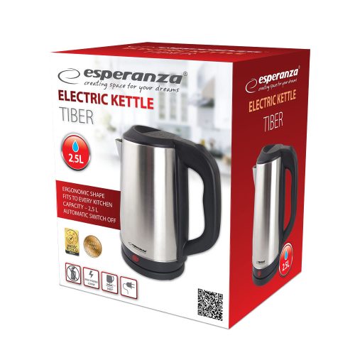ESPERANZA ELECTRIC KETTLE TIBER 2.5 L INOX