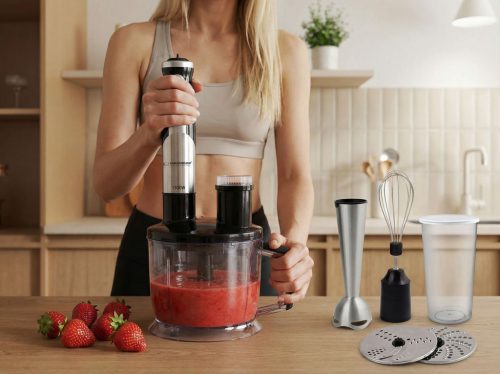 Esperanza Crema konyhai robotgép, fekete-ezüst