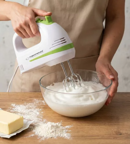 Esperanza EKM011 Apple Pie kézi mixer fehér-zöld