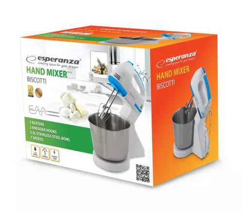ESPERANZA MIXER TÁLLAL BISCOTTI EKM019WB