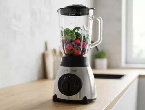 Esperanza Margarita turmixgép 500 W, fekete-ezüst