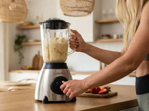 Esperanza Margarita turmixgép 500 W, fekete-ezüst