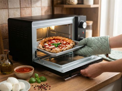 Esperanza EKO007N Calzone mini sütő, 10 liter, 900W, fekete