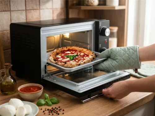 Esperanza EKO007N Calzone mini sütő, 10 liter, 900W, fekete
