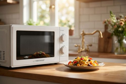 Esperanza Estofado Mikróhullámú sütö, 20 liter, 1100 W, fehér