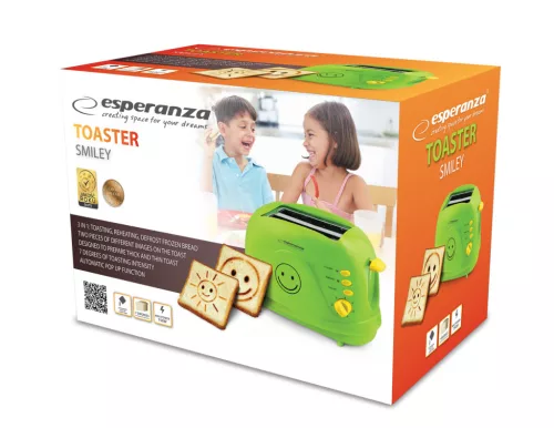 Esperanza Smiley kenyérpirító zöld (EKT003)