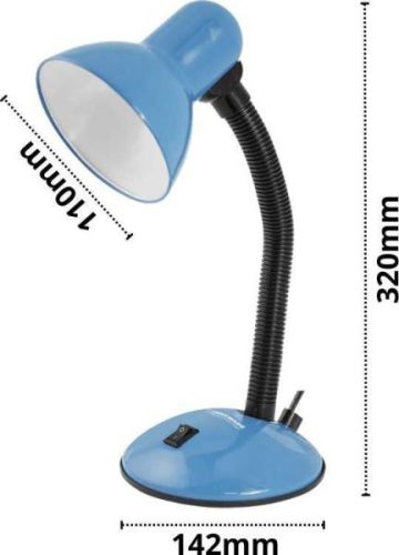 Esperanza Arcturus asztali lámpa, E27 foglalat, kék