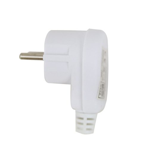 Esperanza szögletes dugó földeléssel fehér