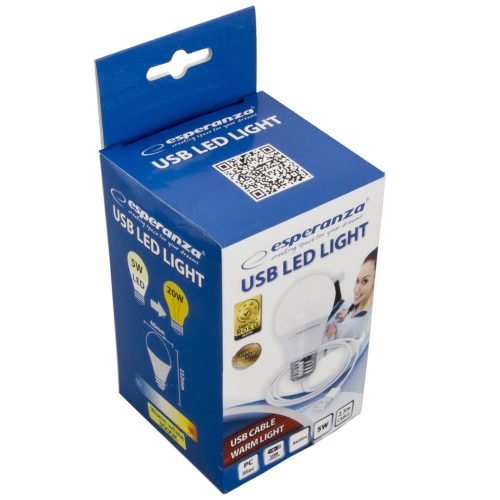 Esperanza Led izzó 5W USB