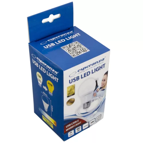 Esperanza Led izzó 5W USB