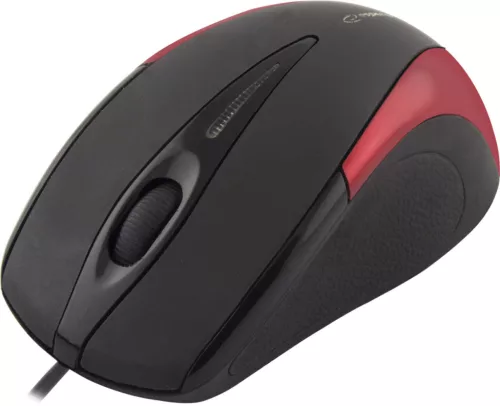 ESPERANZA SIRIUS 3D VEZETÉKES OPTIKAI EGÉR USB FEKETE/PIROS