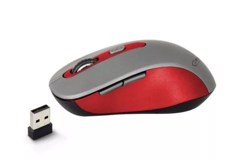 Esperanza vezeték nélküli 2.4GHz optikai egér 6D USB ADARA piros EM131R