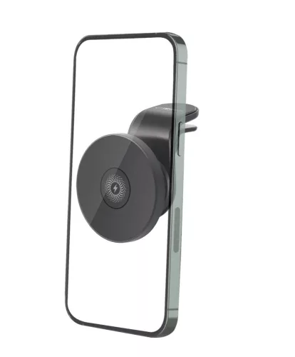 Esperanza mágneses autós telefontartó vezeték nélküli töltéssel fekete HOOP