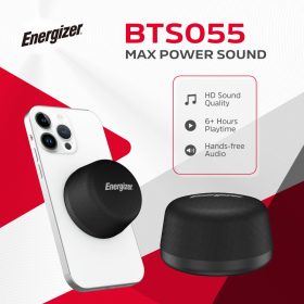   Energizer BTS055 mini 5W-os mágneses hangszóró és powerbank