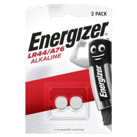   LR44 gombelem, alkáli mangán, 1,5V, 150 mAh, 2 db, Energizer AG13, V13GA, G13A, 13GA, PX76A, PX675A, 157, L1154