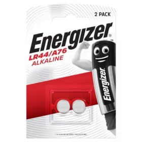   LR44 gombelem, alkáli mangán, 1,5V, 150 mAh, 2 db, Energizer AG13, V13GA, G13A, 13GA, PX76A, PX675A, 157, L1154