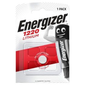   CR1220 lítium gombelem, 3 V, 40 mA, Energizer BR1220, DL1220, ECR1220, KCR1220, KL1220, KECR1220, LM1220