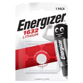   CR1632 lítium gombelem, 3 V, 130 mA, Energizer BR1632, DL1632, ECR1632, KCR1632, KL1632, KECR1632, LM1632