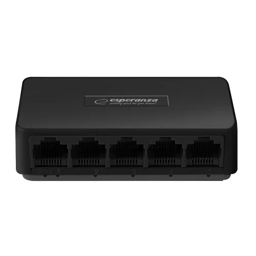 Esperanza 5 portos ethernet kapcsoló  10/100/1000 ONYX