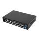 Esperanza 8 poe + 2 uplink port ethernet kapcsoló 10/100 SPOTTER