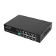 Esperanza 8 poe + 2 uplink port ethernet kapcsoló 10/100/1000 MATRIX