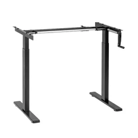   Logilink Kézzel állítható ülő-álló asztalkeret, 2 részes teleszkópos lábak, fekete
