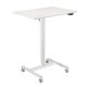 Loiglink Elektromosan állítható ülő-álló munkaállomás, 1 motor, gurítható, fehér (EO0050W)