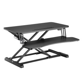  Logilink Ülő/álló asztali átalakító billentyűzet tálcával, 20 kg-ig, elektromosan állítható, fekete (EO0054)