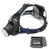 Esperanza Orion alumínium fejlámpa T6 LED fekete-kék (EOT005)